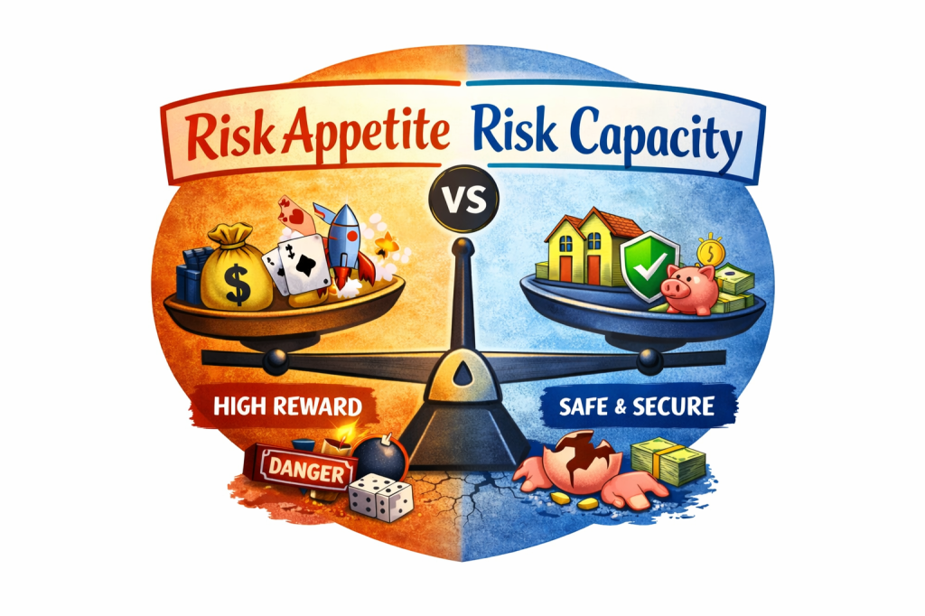 Risk Appetite vs Risk Capacity: Key Difference Every Investor Must&nbsp;Know